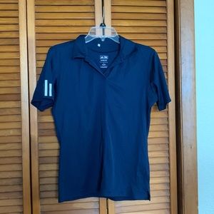 Navy Adidas golf shirt